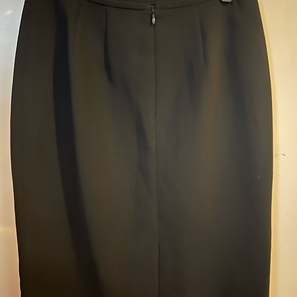 Calvin Klein red blazer w/black skirt - Picture 5 of 6